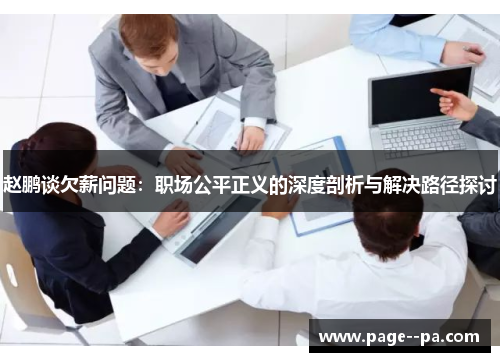 赵鹏谈欠薪问题：职场公平正义的深度剖析与解决路径探讨